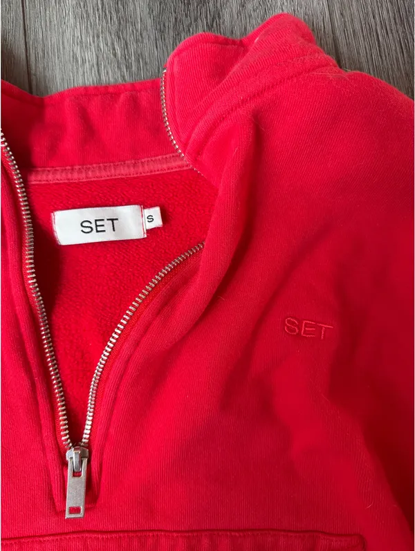 Set Active Cropped Quarter-Zip sweatshirt  - Image 2