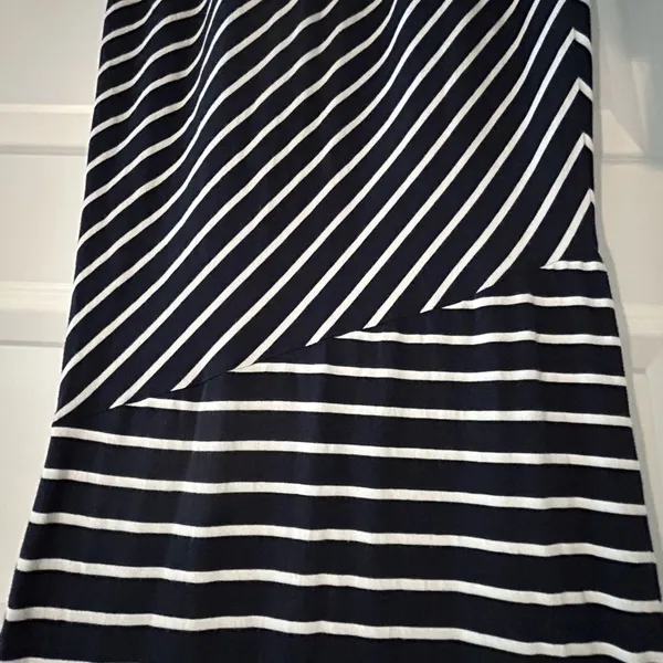 Athleta Maxi Dress Navy White Size XS - Image 12