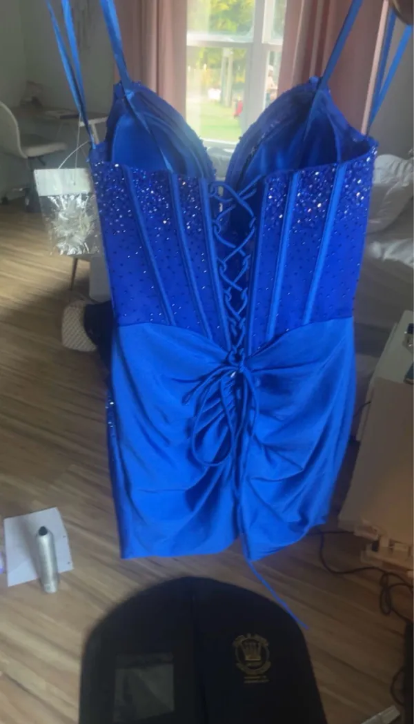 Royal blue Homecoming Dress - Image 2