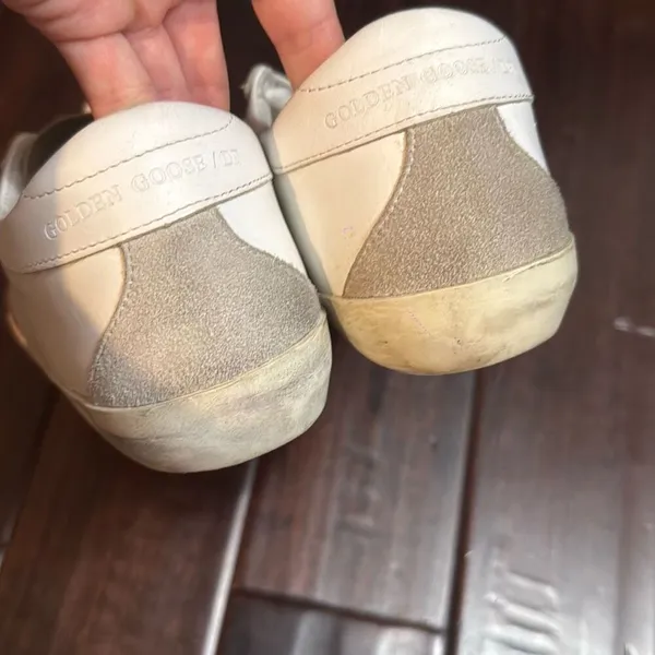 Golden Goose superstar‎ White / Pink leather women's sneakers size 35 - Image 6