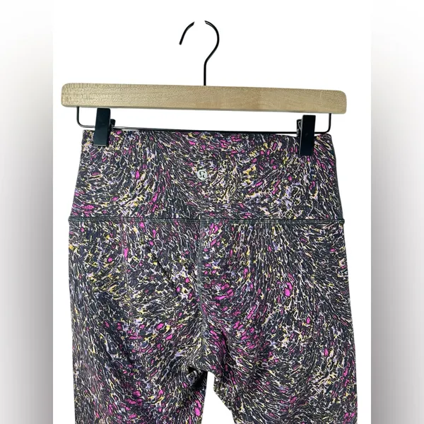 Lululemon Wunder Train High Rise Tight Leggings 28 Topography Multi Size 8 - Image 6