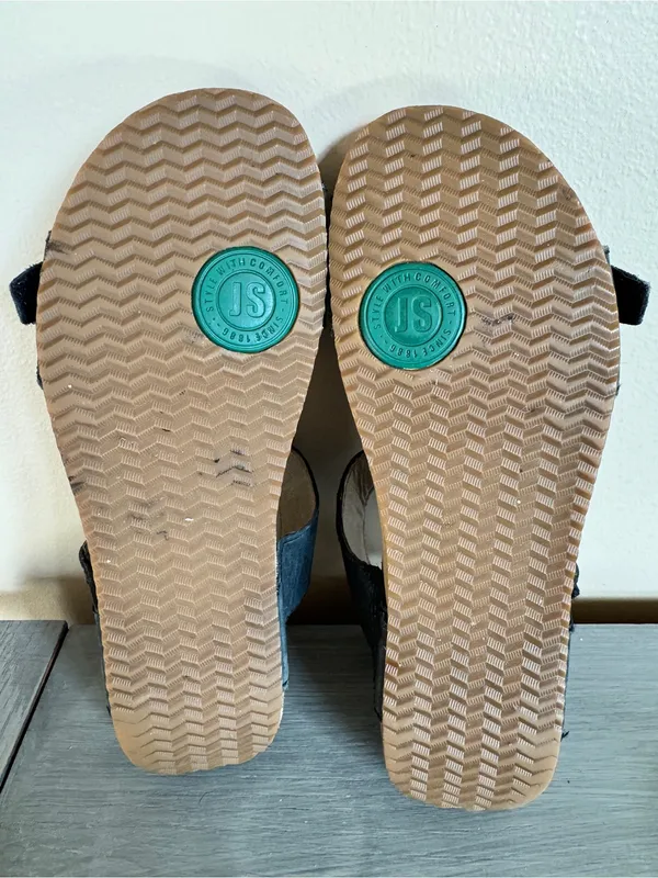 Josef Seibel Womens Black Leather Tonga Sandals EU 39 US 8.5 - Image 9