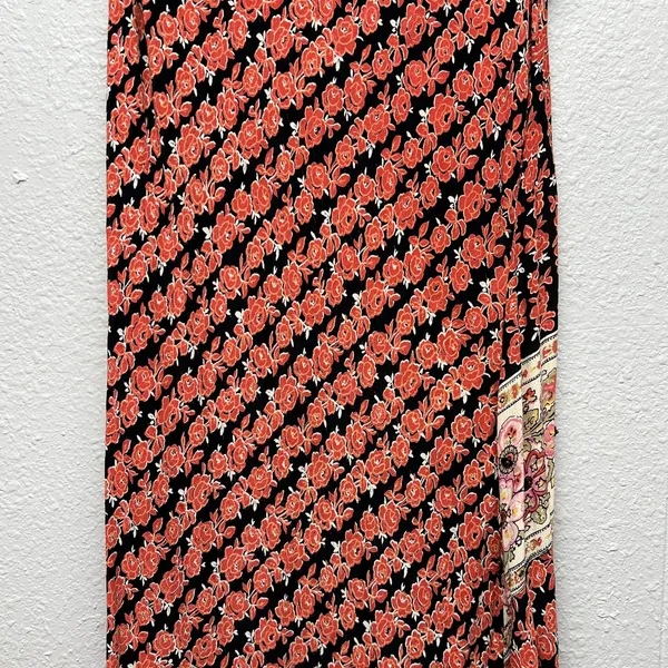 Vintage Nolita Patchwork Beaded Floral Maxi Dress Womens Small Y2K Fairy Grunge - Image 10