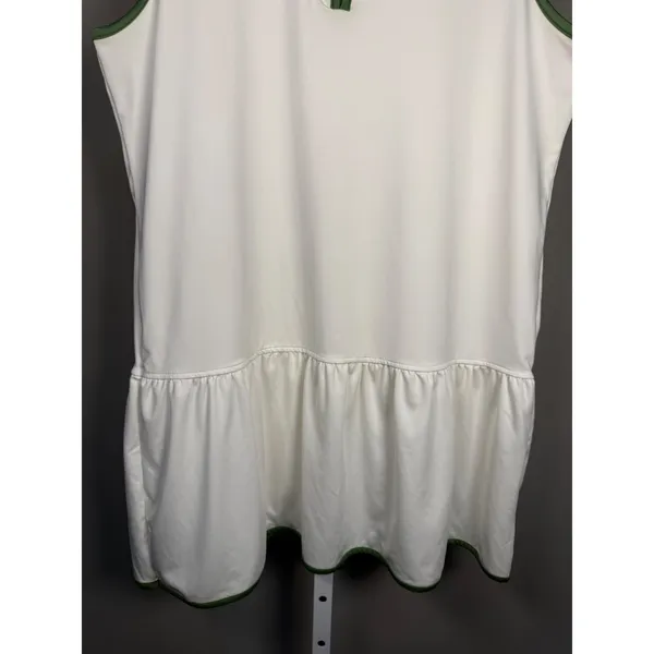 Tuckernuck Sport‎ Tennis Dress XL White Zip Athletic Preppy Golfcore Pickleball - Image 4