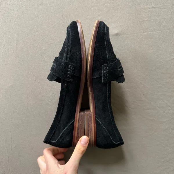 GIANNI BINI The Kare-Free Suede Penny Loafers - Image 3