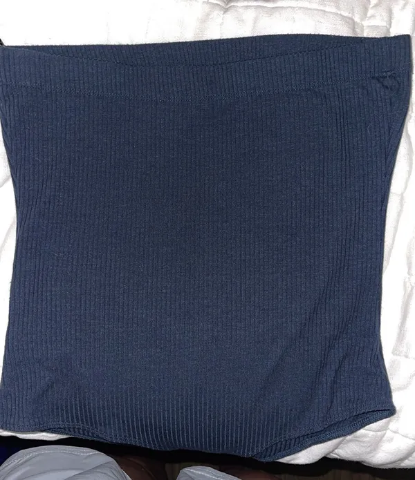 Double Zero Navy Strapless Bodysuit - Image 2