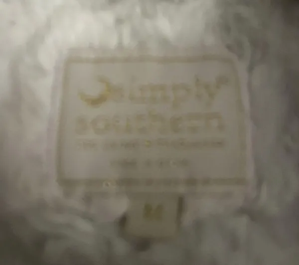 Simply Southern white 1/2 zip size medium - Image 3