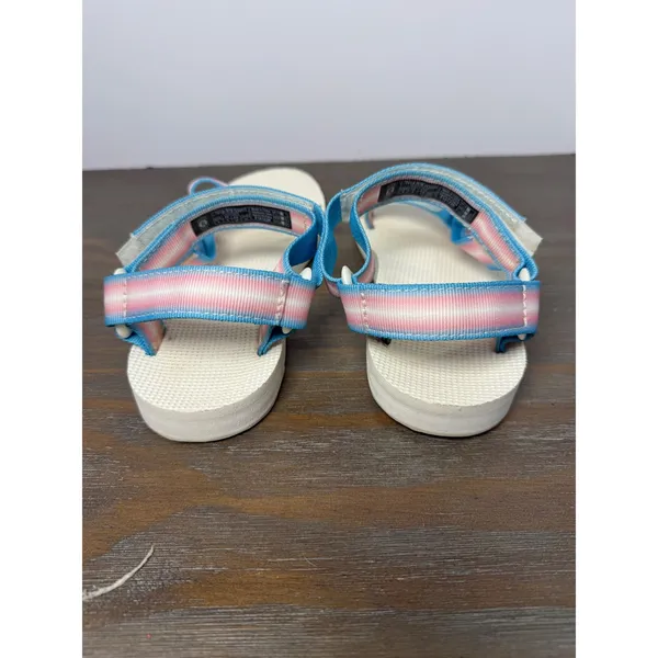 Teva Original Universal Gradient Sandals Pastel Pink Blue Women's Size 6 - Image 10