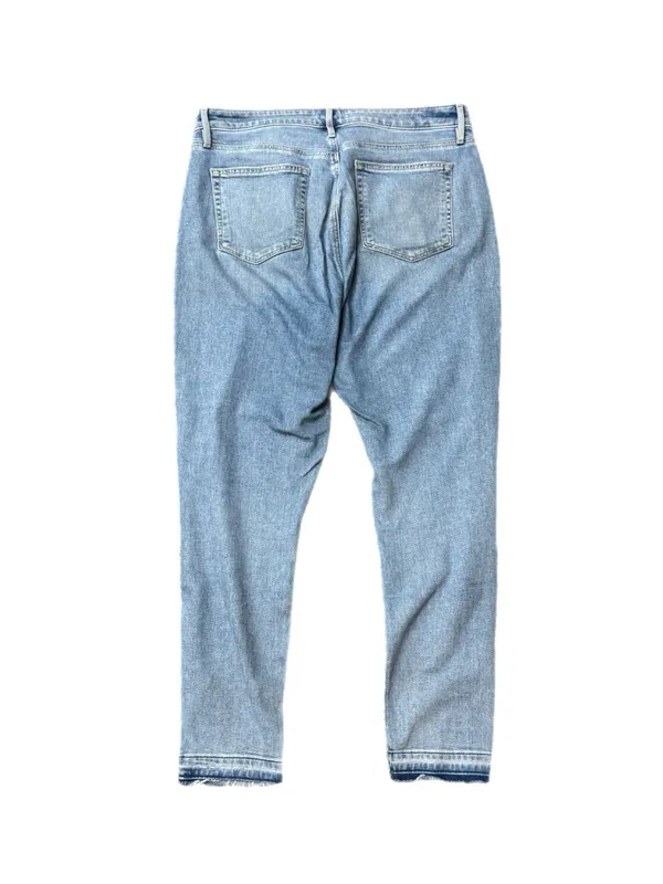 LOFT Light Blue High-Rise Straight-Leg Jeans - Image 2