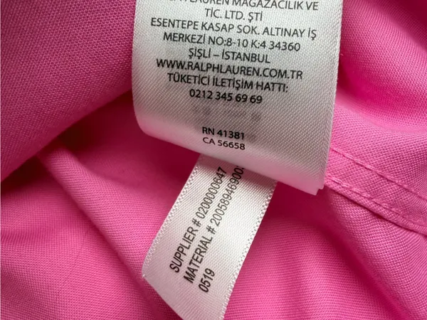 Lauren Ralph Lauren Pink Non Iron Cotton Button Down Shirt Size S - Image 7