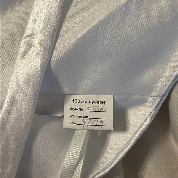 Elegant Satin Sweetheart Neckline Short Wedding Dress 10 White NWOT - Image 7