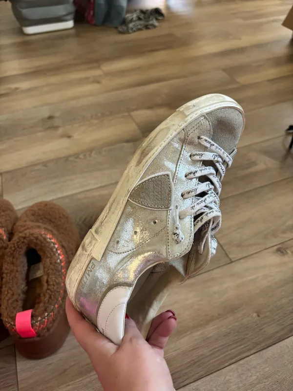 Philippe Model Slide On Sneaker Gold Size 6.5 - Image 5