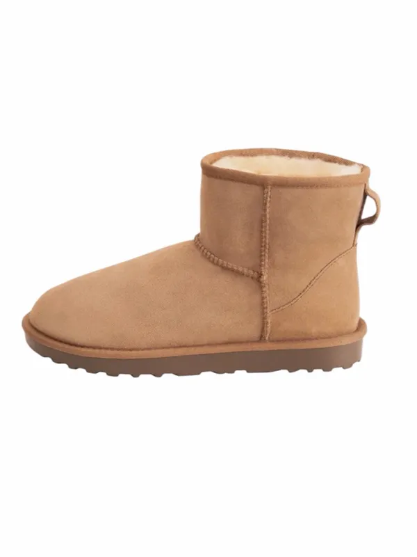 NEW Kirkland Signature Women’s Shearling Chestnut Tan Winter Short Boots Size 11 - Image 14