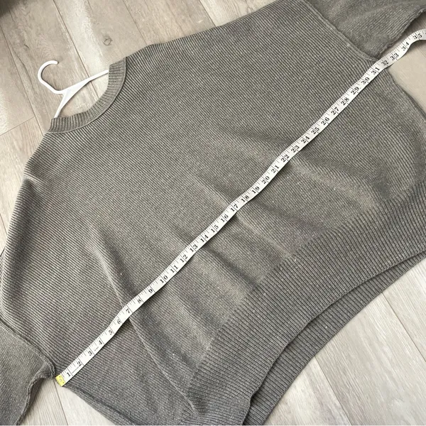 Free People Sweatshirt easy street tunic womens Gray (small) oversized slouchy - Image 4