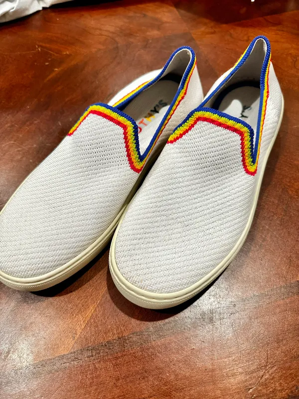 Rothy's White Sneakers. Size 7.5 - Image 7