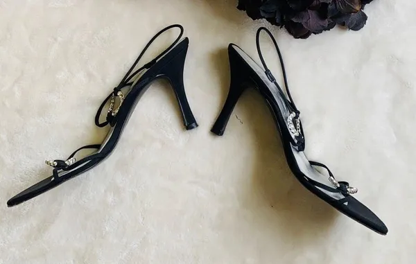 Stuart Weitzman Vintage  Ankle Strap Sz 9 - Image 2