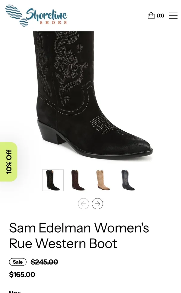New Sam Edelman Women's Rue Western Boot 5.5  - Image 7