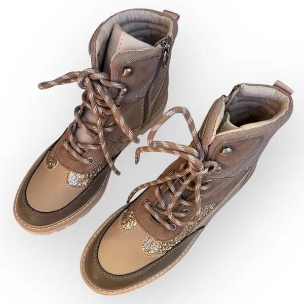 Dolce Vita Glitter Laces Hiking Boots - Image 4