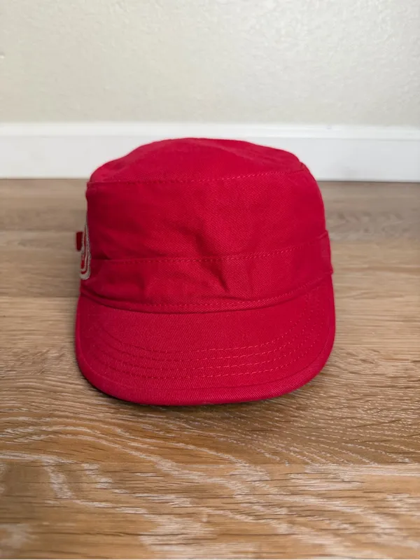 NWOT NFL San Francisco Red Embroidered Sequins Women's Cadet Hat, OS - Image 5