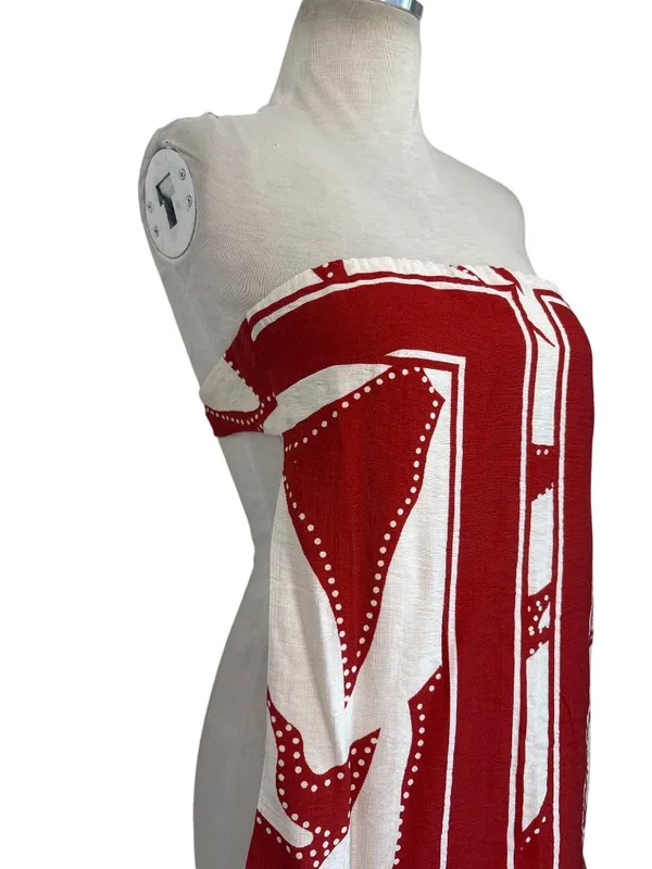 SEVEN WONDERS Arlette Strapless Top in Arlette Red Smal New Womens Tank Tunic - Image 7