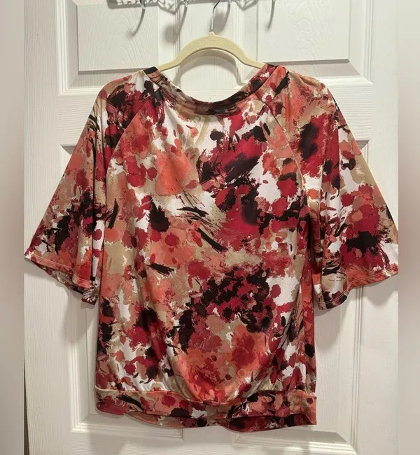 East 5th Avenue Floral Top for Women Size L - Image 2