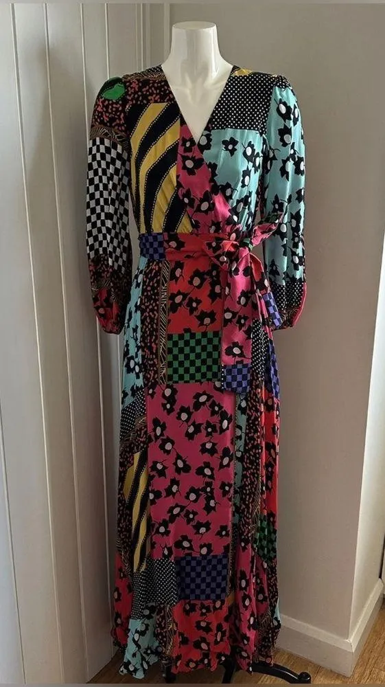 Alice + Olivia plus Coco Patchwork Maxi Dress - Image 4