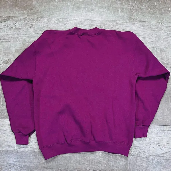 Vintage USA Olympics 90s Crewneck Sweatshirt Womens M Berry Embroidered Logo - Image 5