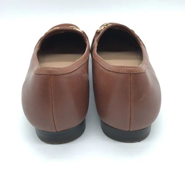 Charter Club Womens Alettee Loafers Flats Slip On Faux Leather Brown 8 - Image 4