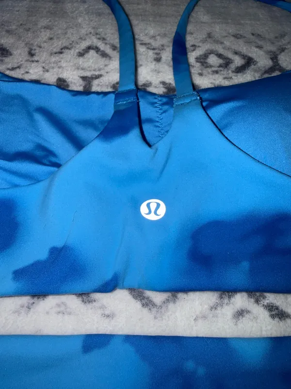 Lululemon wundertrain set hazy floral blue multi  - Image 9