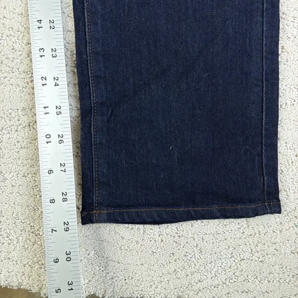 Women's NEW Loft Size 10/30 Petite Straight Leg Dark Wash Jeans - Image 3