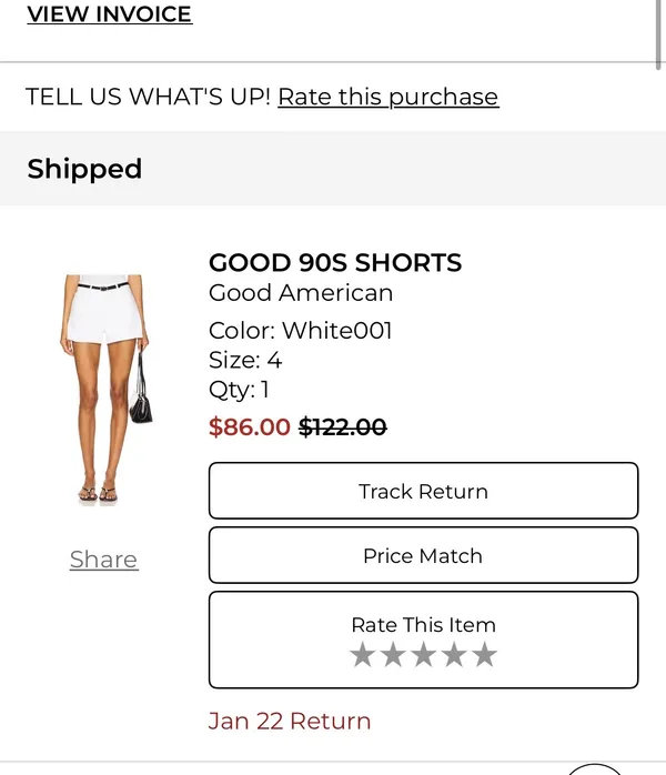 Good American Shorts Denim - Image 2