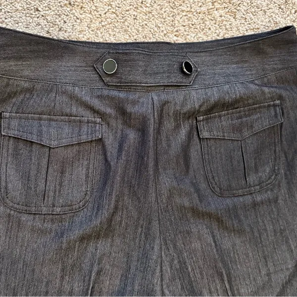 Harvé Benard Baggy Wide-Leg Trousers | Size 12 | Classic Workwear Quiet Luxury - Image 8