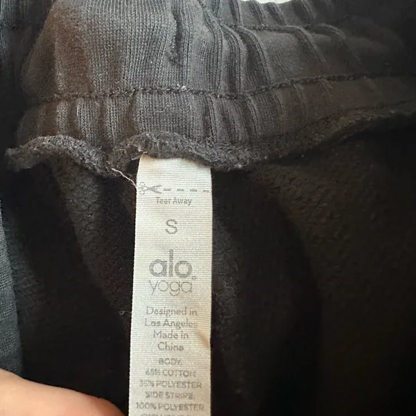 ALO Yoga Courtside Tearaway Snap Pants Women’s S - Image 3
