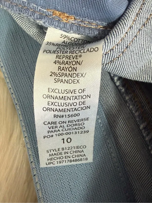 Democracy Ab Solution Itty Bitty Bootcut Jeans Size 10 - Image 5