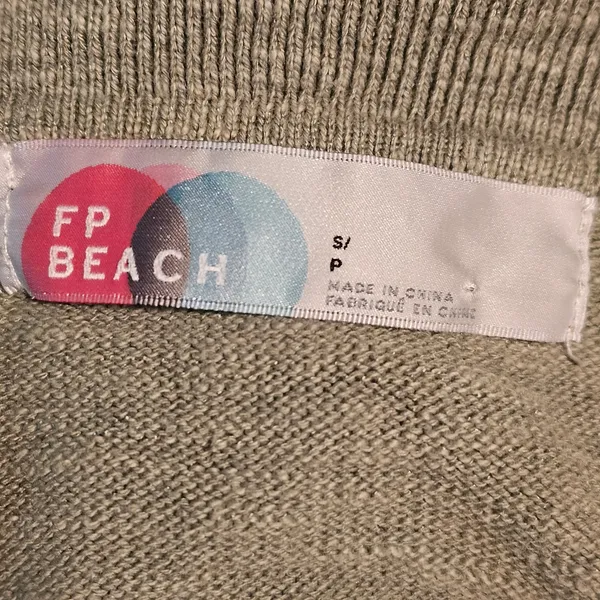 Free People Beach Womens Green Zuma Cardigan Sweater‎ Small - Image 5