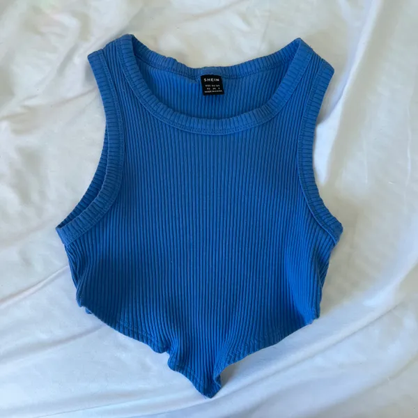 SheIn blue  crop top - Image 2