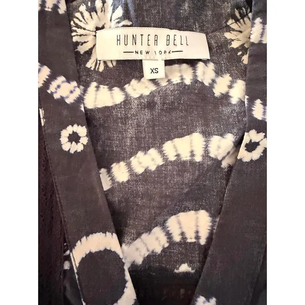 Hunter Bell NYC Jenkins Puff Sleeve Mini Dress Size XS - Image 3