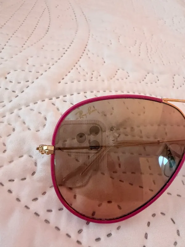 Ray-Ban Sunglasses Aviator Pink - Image 7