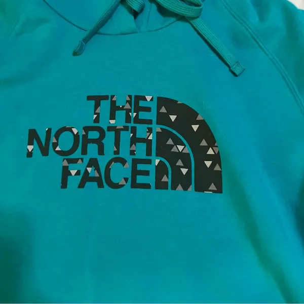 The North Face womens hoodie. Color:Teal Size:Small - Image 3