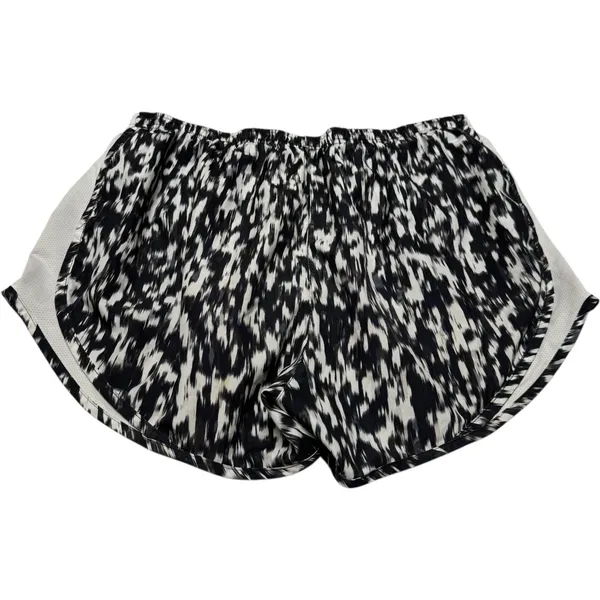 Nike Dri-Fit Lined Running Shorts Black White Gray Large - Image 4