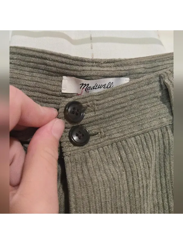 Madewell Corduroy High-Rise Tapered Pants - Image 5