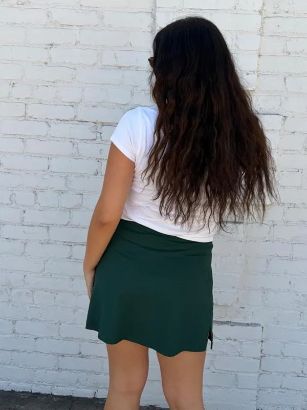 Nike Vtg retro Tail Tech forest green tennis skirt sz L #tennis #activewear #sporty #pickleball - Image 5