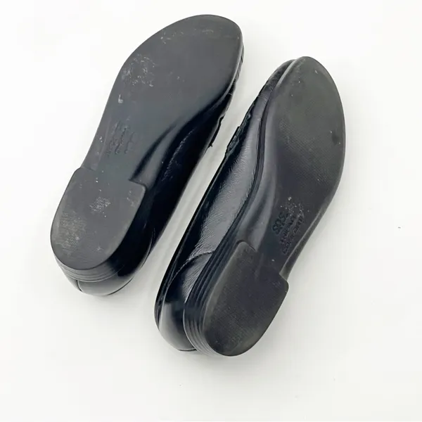 SAS Metro Tripad Black Leather Horsebit Slip On Comfort Footbed Shoes 7 Casual - Image 4