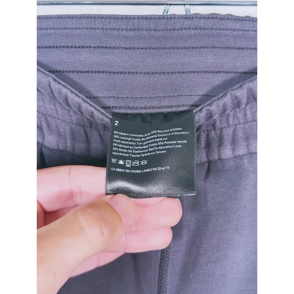 Lululemon Softstreme High Rise Lounge Pants Size 2 Black Lounge Comfort Minimal - Image 7