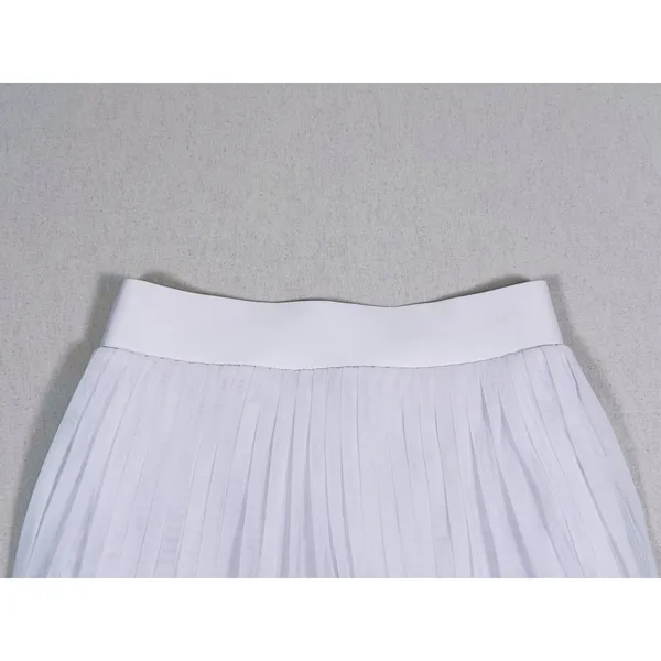 Alo Yoga Flirty Mesh Tennis Skort Size XXS White Pleated Pickleball Golf Sporty - Image 6