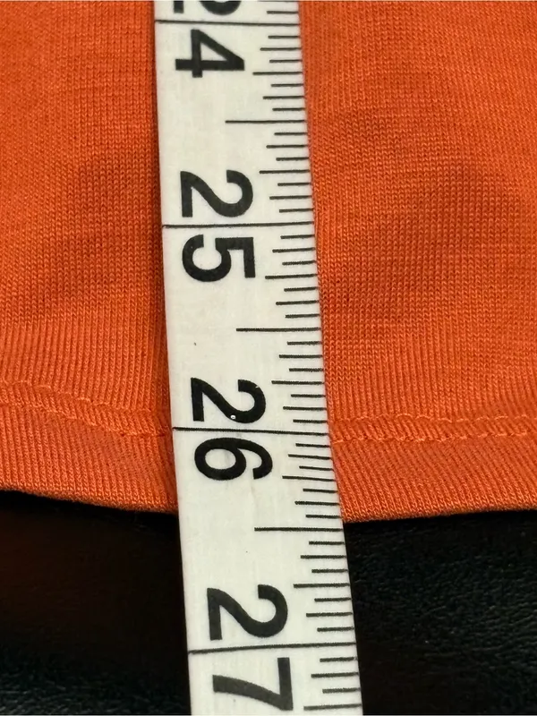 LOFT Orange Wrap-Front Short Sleeve Blouse size Large NWT - Image 11