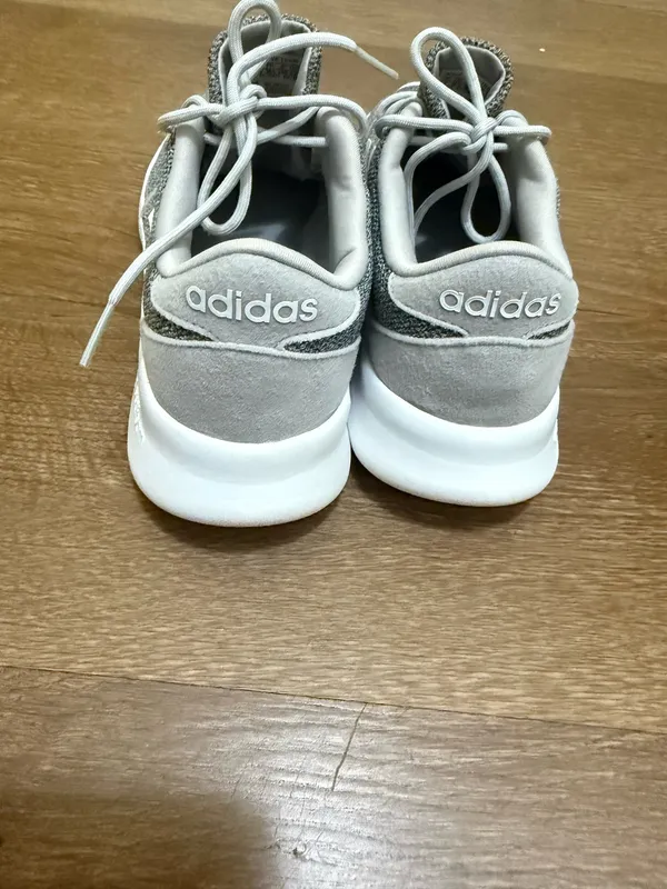 Adidas Cloudfoam Grey Athletic Running Shoes Womens Size 7 - Image 3