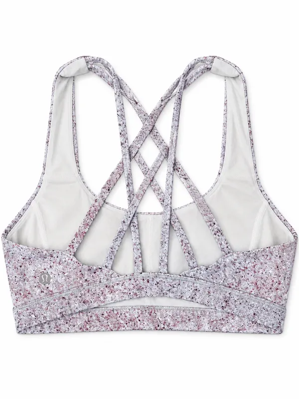 Lululemon Free To Be Serene Bra Womens 6 Summer Haze Multi Excellent Strappy - Image 4