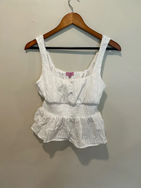 Francesca's NWT white tank top - Image 5