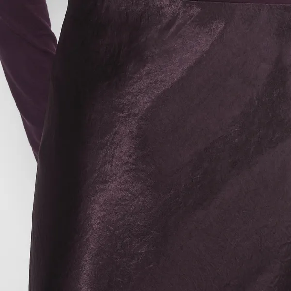 NWT Babaton Slip‎ Satin Maxi Skirt in Noble Purple Size 00 - Image 3